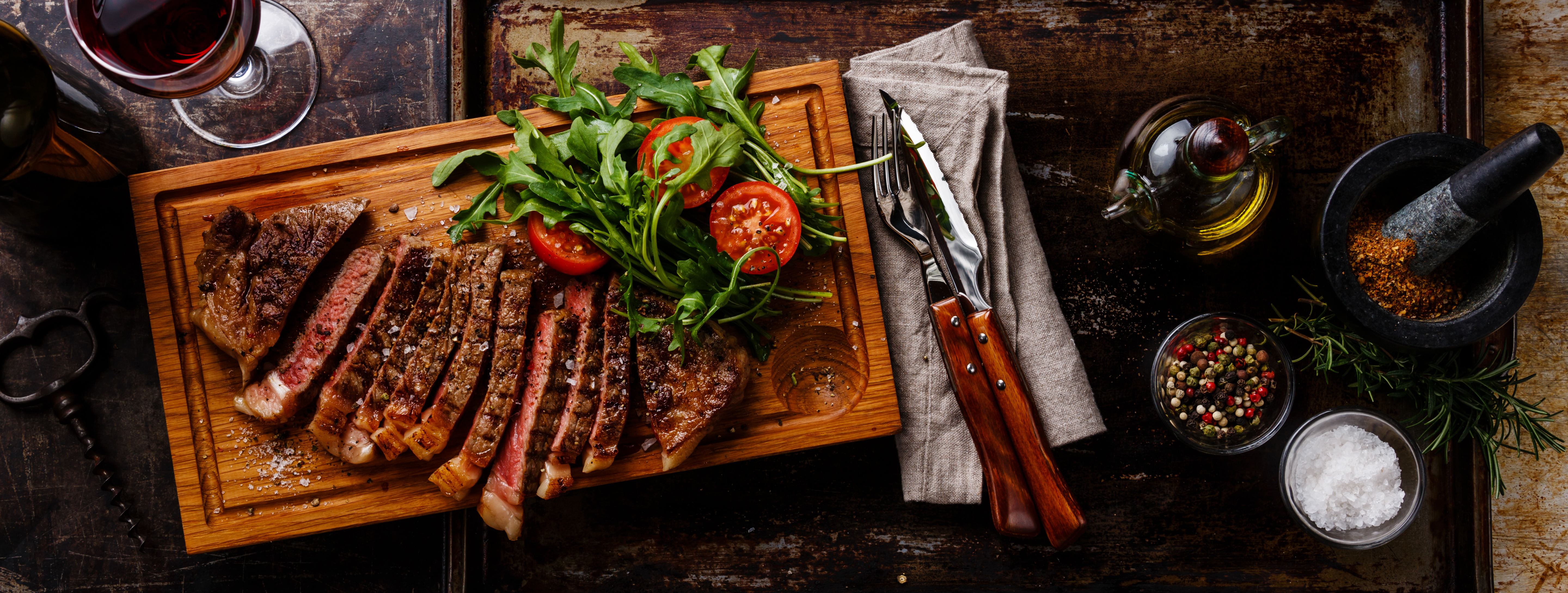Steak serving idea
